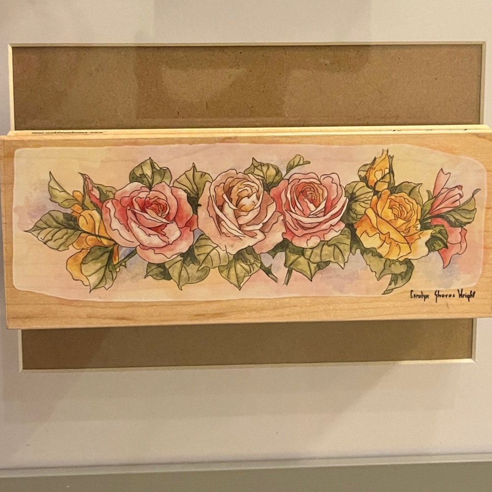 Scrapbook Stamp “Rose Parade” brand new never used